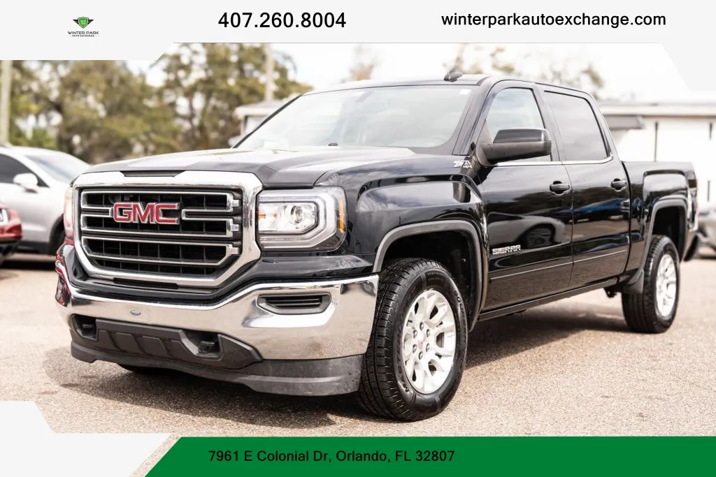 Red 2017 GMC Sierra 1500 Crew Cab SLE Pickup 4D 5 3/4 ft for sale in Orlando, FL