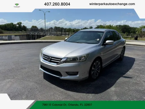 Silver 2015 Honda Accord Sport Sedan 4D for sale in Orlando, FL