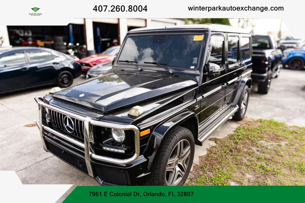 Yellow 2016 Mercedes-Benz G-Class G 63 AMG Sport Utility 4D for sale in Orlando, FL