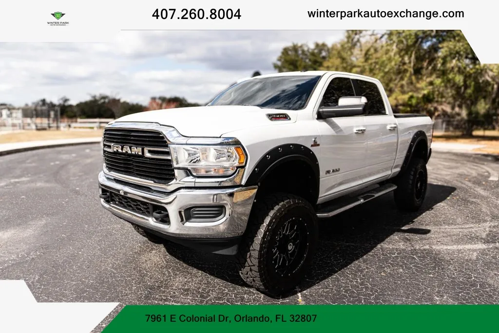 White 2019 Ram 2500 Crew Cab Big Horn Pickup 4D 6 1/3 ft for sale in Orlando, FL
