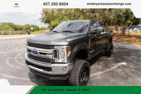Blue 2019 Ford F250 Super Duty Crew Cab XLT Pickup 4D 6 3/4 ft for sale in Orlando, FL