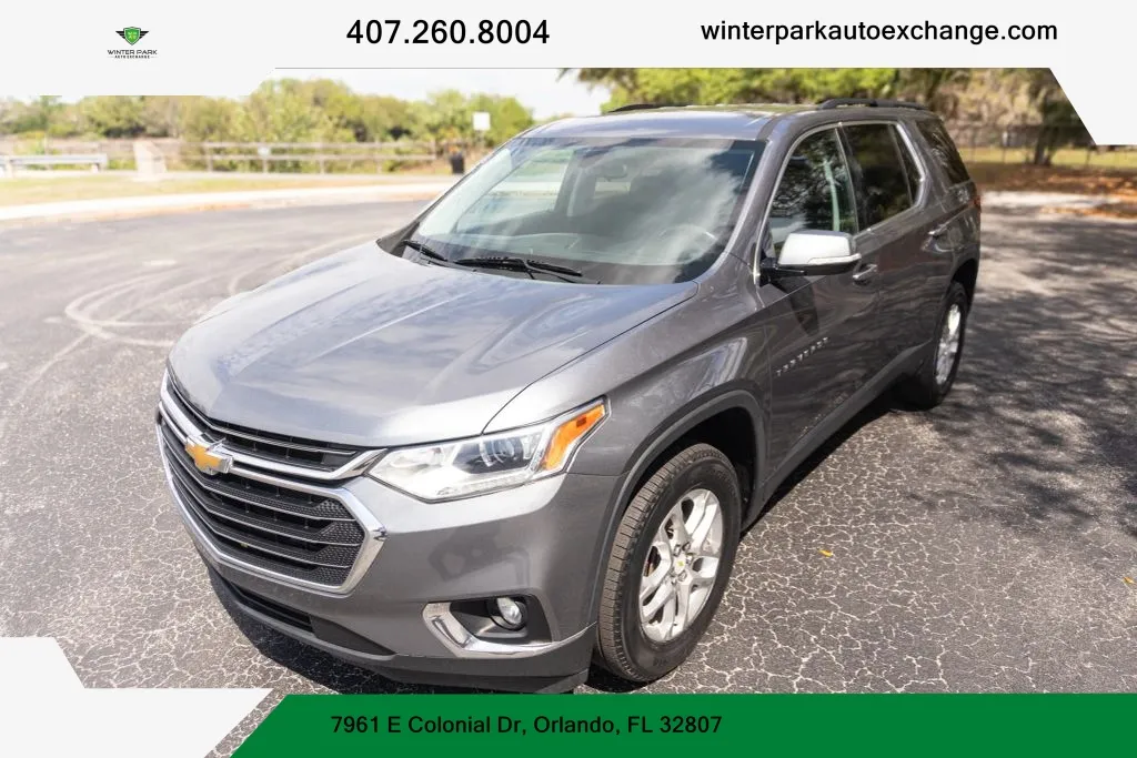 Blue 2020 Chevrolet Traverse LT Sport Utility 4D for sale in Orlando, FL
