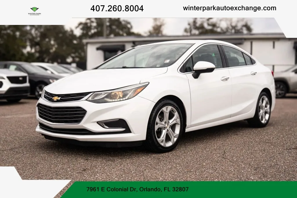 Blue 2017 Chevrolet Cruze Premier Sedan 4D for sale in Orlando, FL