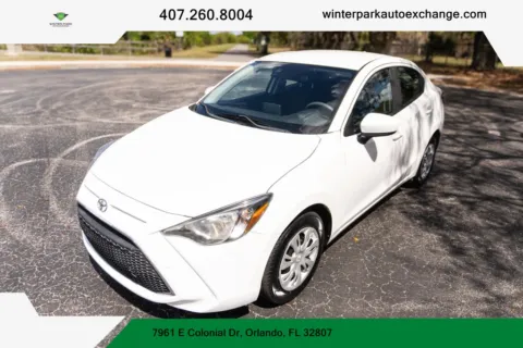 Red 2019 Toyota Yaris L Sedan 4D for sale in Orlando, FL