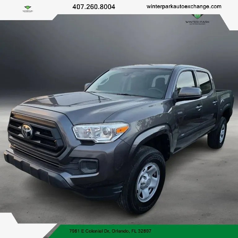 Green 2020 Toyota Tacoma Double Cab SR Pickup 4D 5 ft for sale in Orlando, FL