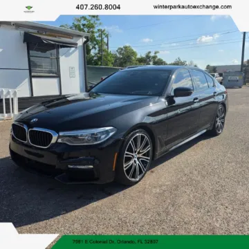 White 2018 BMW 5 Series 540i Sedan 4D for sale in Orlando, FL