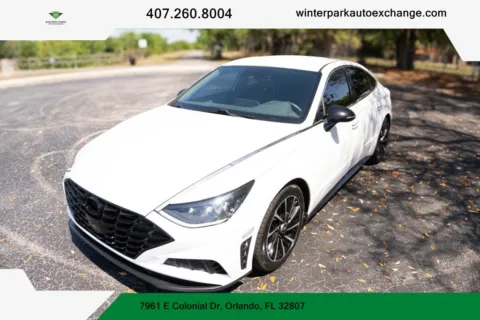 White 2020 Hyundai Sonata SEL Plus Sedan 4D for sale in Orlando, FL