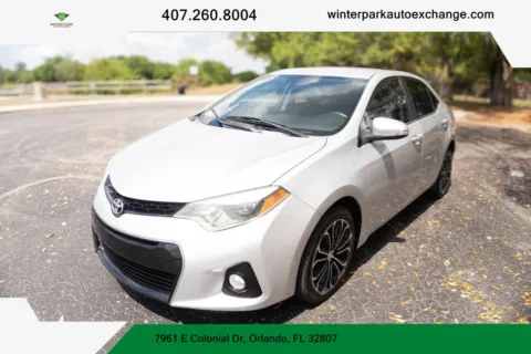 Black 2015 Toyota Corolla S Plus Sedan 4D for sale in Orlando, FL