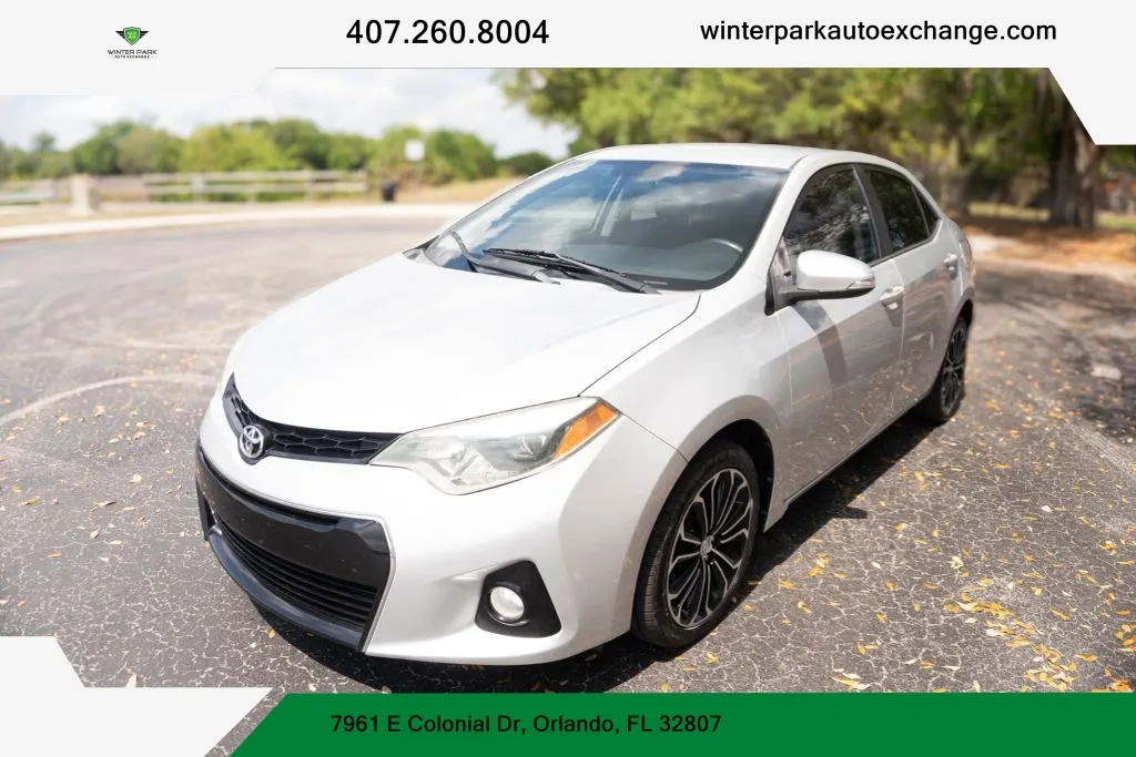 Black 2015 Toyota Corolla S Plus Sedan 4D for sale in Orlando, FL