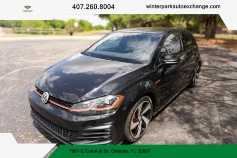 Blue 2019 Volkswagen Golf GTI SE Hatchback Sedan 4D for sale in Orlando, FL