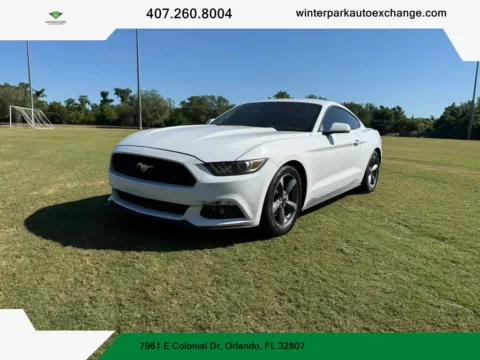 White 2015 Ford Mustang V6 Coupe 2D for sale in Orlando, FL