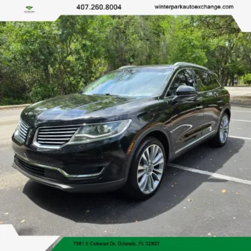 Black 2016 Lincoln MKX Reserve Sport Utility 4D for sale in Orlando, FL
