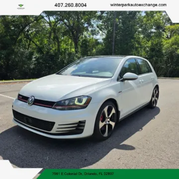 Green 2017 Volkswagen Golf GTI S Hatchback Sedan 4D for sale in Orlando, FL