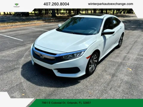 Red 2016 Honda Civic EX Sedan 4D for sale in Orlando, FL