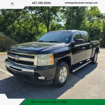 Black 2011 Chevrolet Silverado 1500 Crew Cab LT Pickup 4D 5 3/4 ft for sale in Orlando, FL
