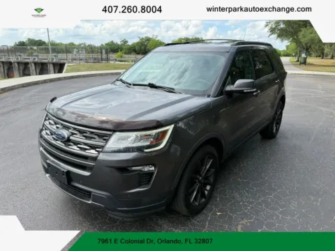 Gray 2018 Ford Explorer XLT Sport Utility 4D for sale in Orlando, FL