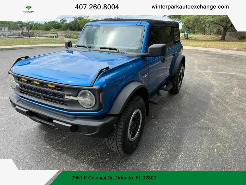 Blue 2022 Ford Bronco Sport Utility 4D for sale in Orlando, FL