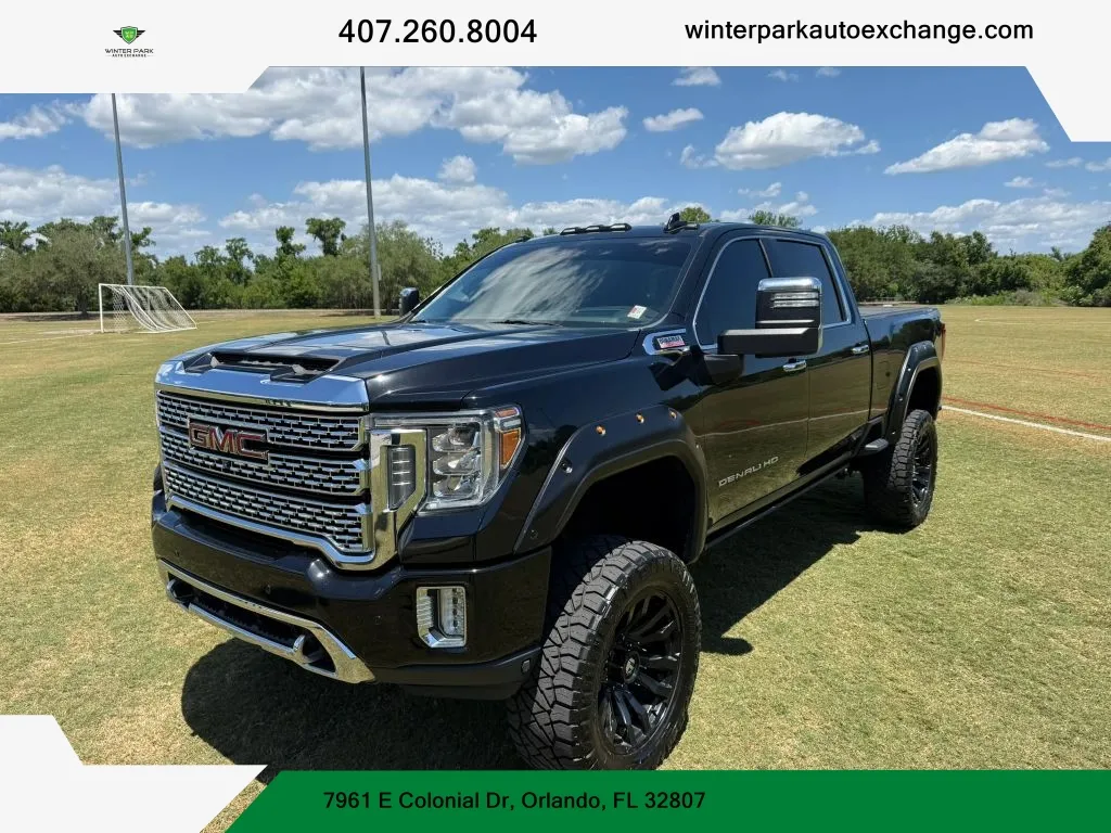 Black 2020 GMC Sierra 2500 HD Crew Cab Denali Pickup 4D 6 1/2 ft for sale in Orlando, FL