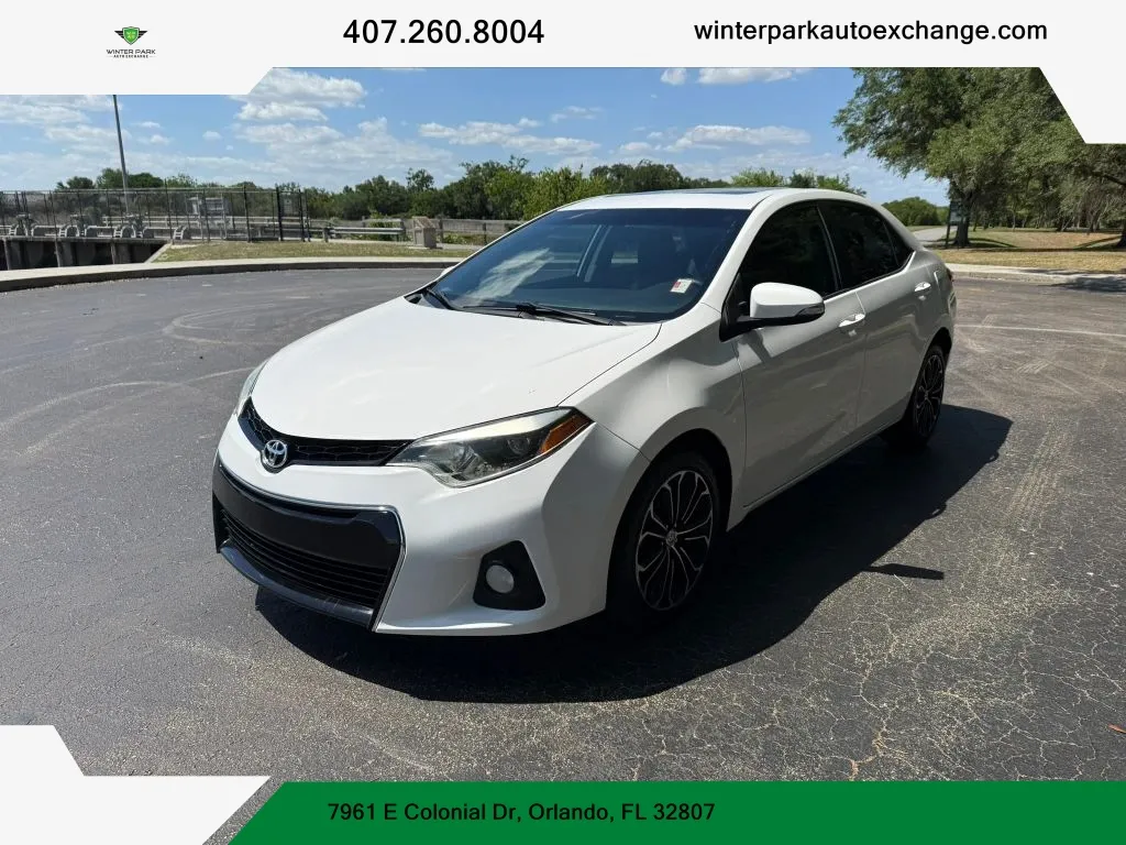 White 2016 Toyota Corolla L Sedan 4D for sale in Orlando, FL