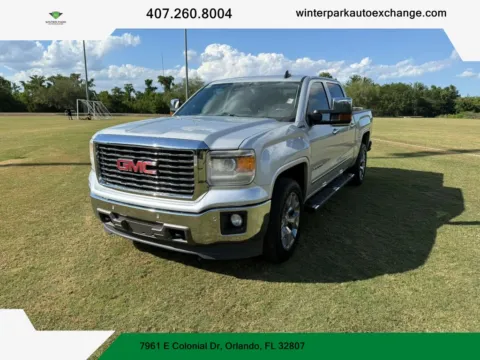 Gray 2015 GMC Sierra 1500 Crew Cab SLT Pickup 4D 5 3/4 ft for sale in Orlando, FL
