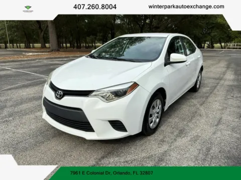 White 2015 Toyota Corolla L Sedan 4D for sale in Orlando, FL