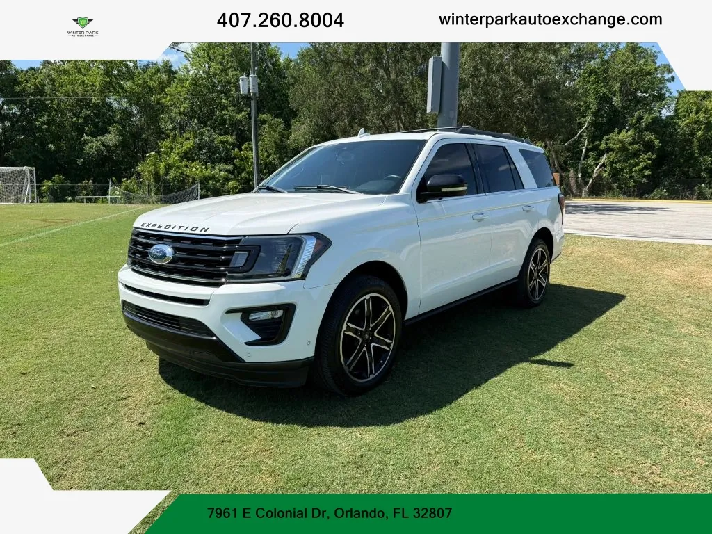 White 2021 Ford Expedition Limited Sport Utility 4D for sale in Orlando, FL