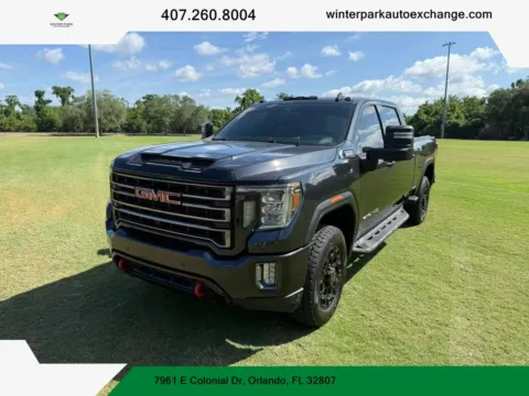Black 2020 GMC Sierra 2500 HD Crew Cab AT4 Pickup 4D 6 1/2 ft for sale in Orlando, FL