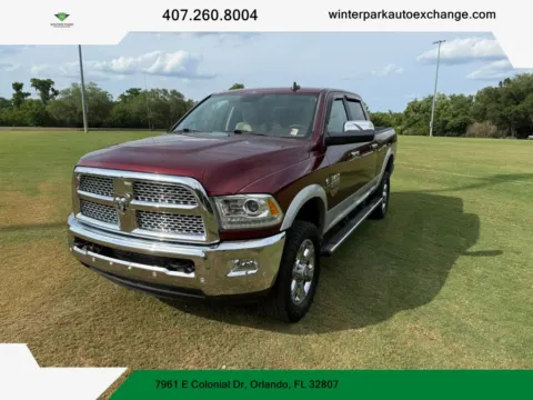 Red 2016 Ram 2500 Crew Cab Laramie Pickup 4D 6 1/3 ft for sale in Orlando, FL
