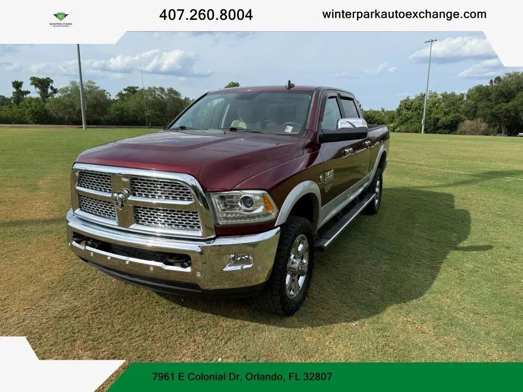 Red 2016 Ram 2500 Crew Cab Laramie Pickup 4D 6 1/3 ft for sale in Orlando, FL