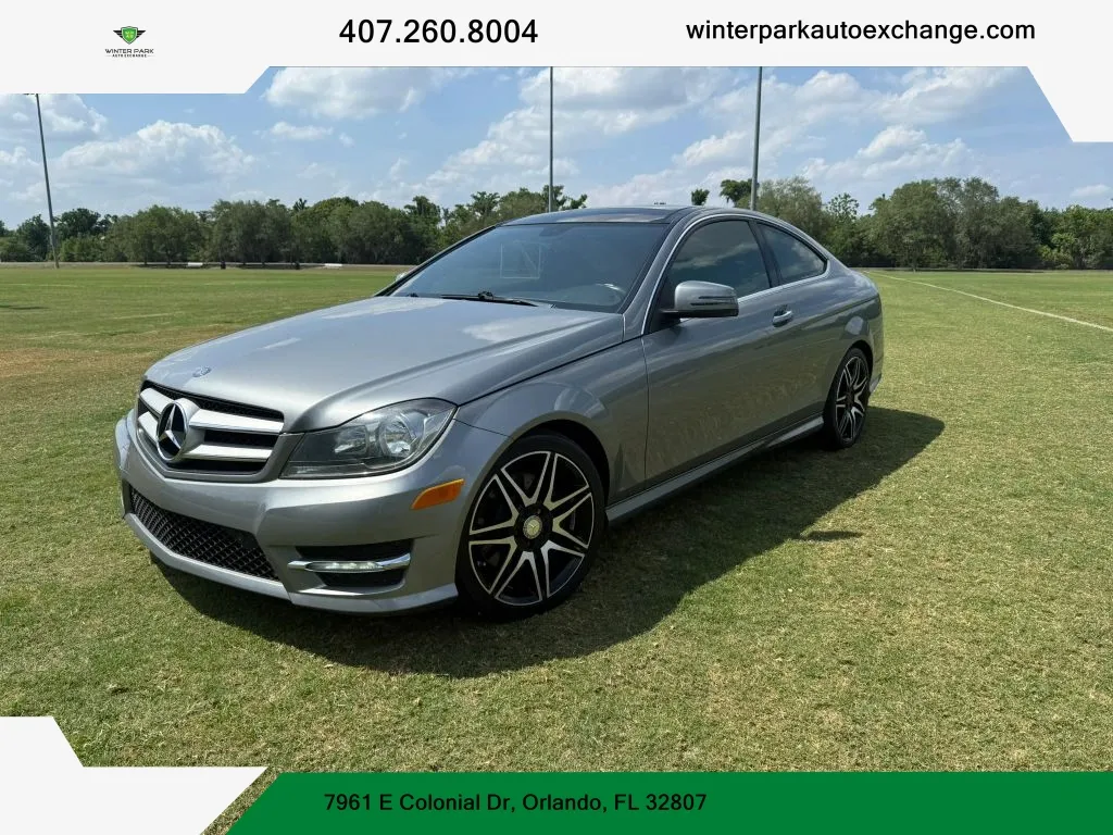 Gray 2013 Mercedes-Benz C-Class C 350 Coupe 2D for sale in Orlando, FL