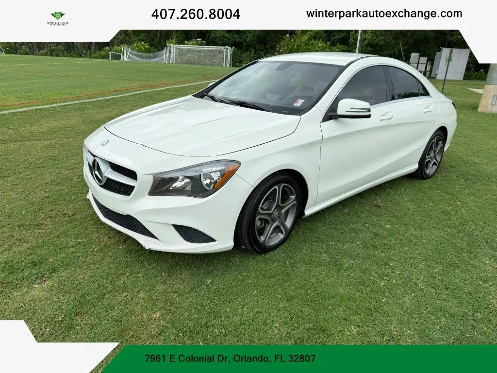 White 2014 Mercedes-Benz CLA-Class CLA 250 Coupe 4D for sale in Orlando, FL