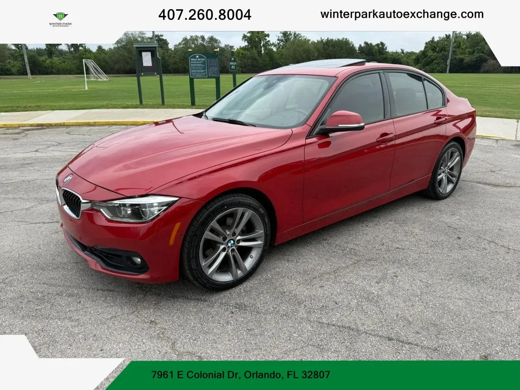 Red 2016 BMW 3 Series 328i Sedan 4D for sale in Orlando, FL
