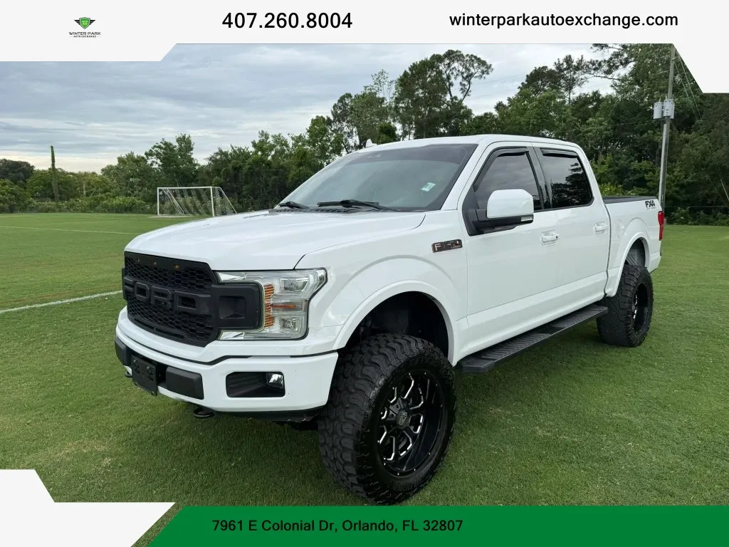 White 2018 Ford F-150 SuperCrew Cab Limited Pickup 4D 5 1/2 ft for sale in Orlando, FL