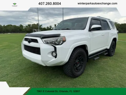 White 2018 Toyota 4Runner SR5 Sport Utility 4D for sale in Orlando, FL