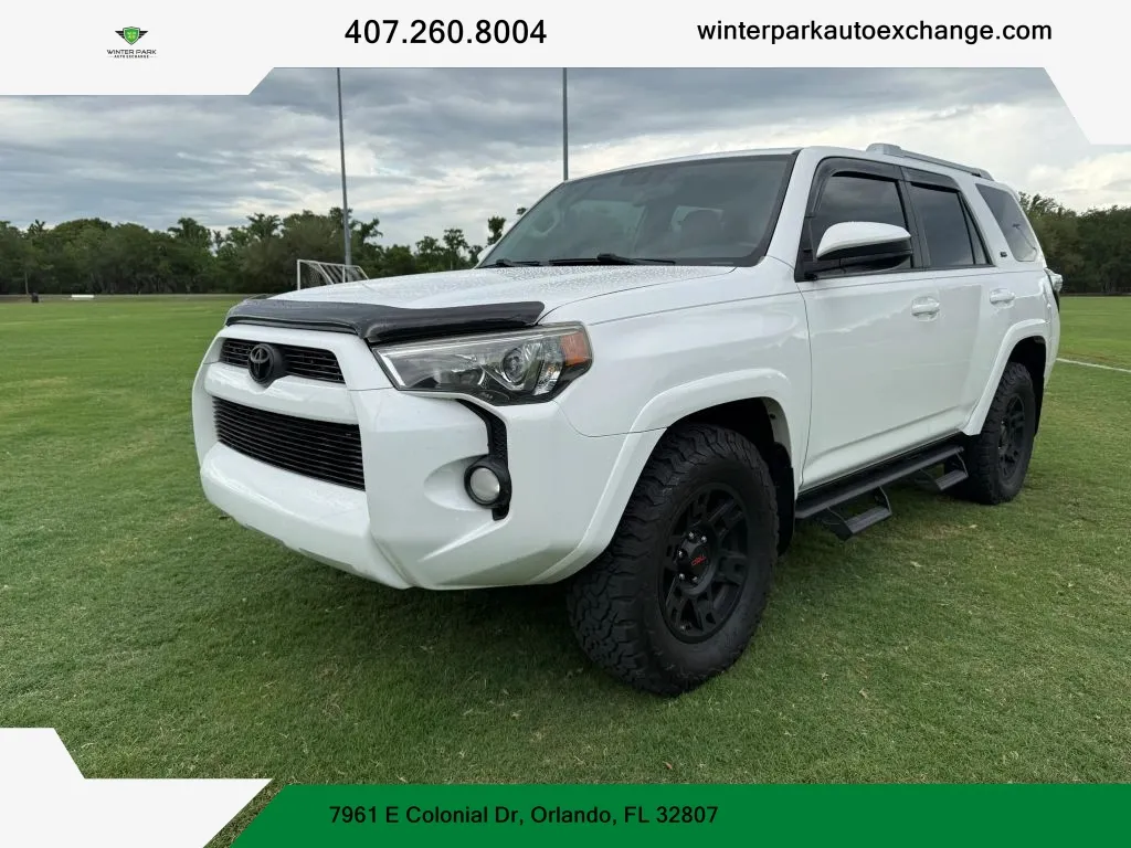 White 2018 Toyota 4Runner SR5 Sport Utility 4D for sale in Orlando, FL