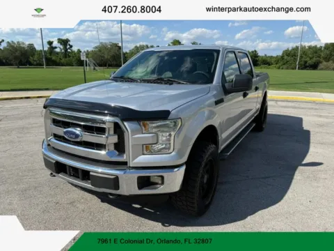 Gray 2015 Ford F-150 SuperCrew Cab XLT Pickup 4D 6 1/2 ft for sale in Orlando, FL