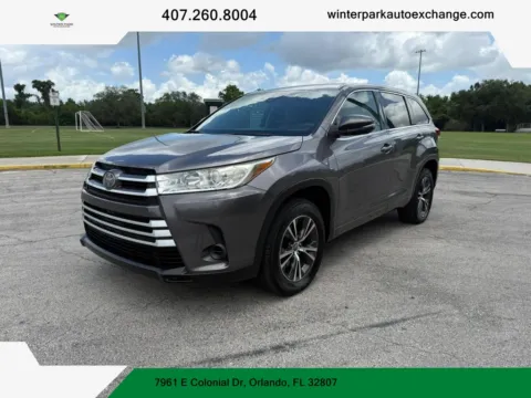 Gray 2017 Toyota Highlander LE Sport Utility 4D for sale in Orlando, FL