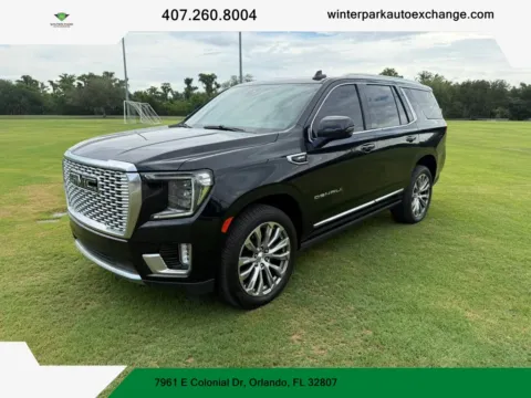 Black 2021 GMC Yukon Denali Sport Utility 4D for sale in Orlando, FL