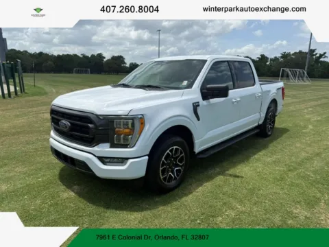 White 2022 Ford F-150 SuperCrew Cab XLT Pickup 4D 5 1/2 ft for sale in Orlando, FL