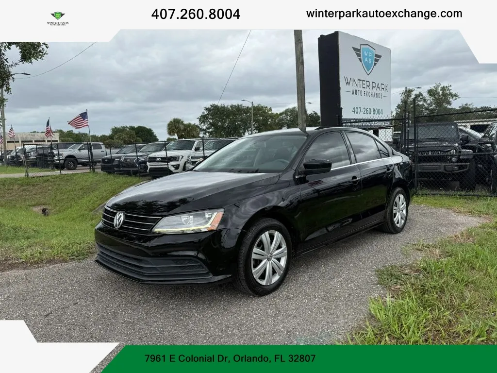 Black 2017 Volkswagen Jetta 1.4T S Sedan 4D for sale in Orlando, FL