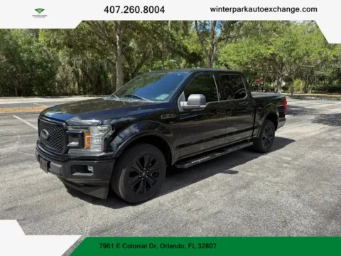 Black 2020 Ford F-150 SuperCrew Cab XLT Pickup 4D 5 1/2 ft for sale in Orlando, FL