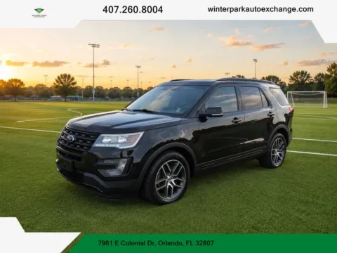 Black 2016 Ford Explorer Sport SUV 4D for sale in Orlando, FL