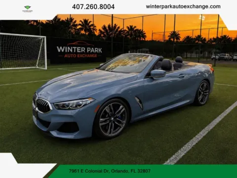 Blue 2020 BMW 8 Series M850i xDrive Convertible 2D for sale in Orlando, FL