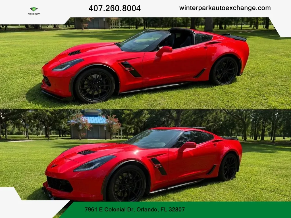Red 2019 Chevrolet Corvette Grand Sport Coupe 2D for sale in Orlando, FL