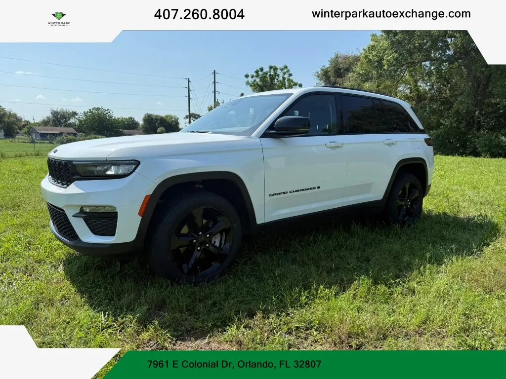 White 2023 Jeep Grand Cherokee Limited Sport Utility 4D for sale in Orlando, FL