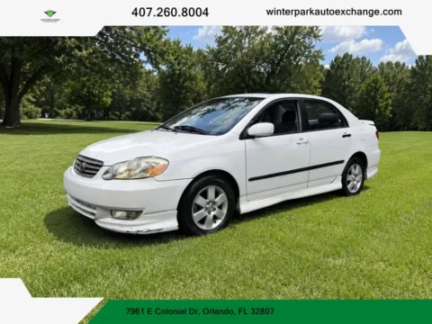 White 2003 Toyota Corolla S Sedan 4D for sale in Orlando, FL