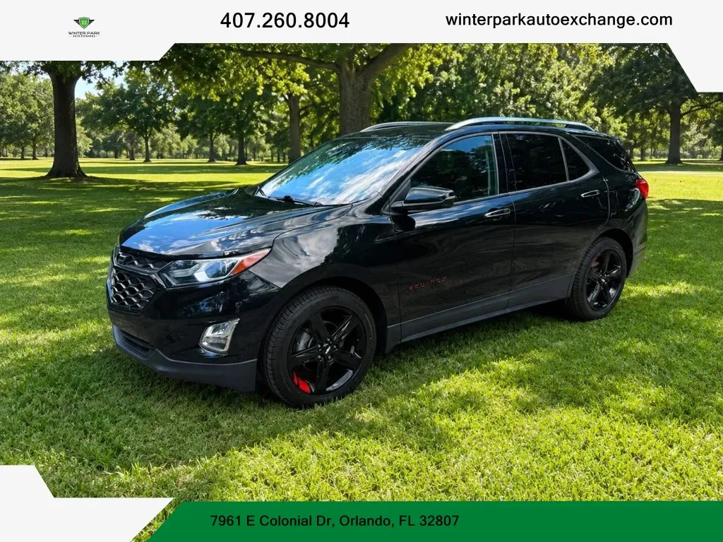Black 2021 Chevrolet Equinox Premier Sport Utility 4D for sale in Orlando, FL