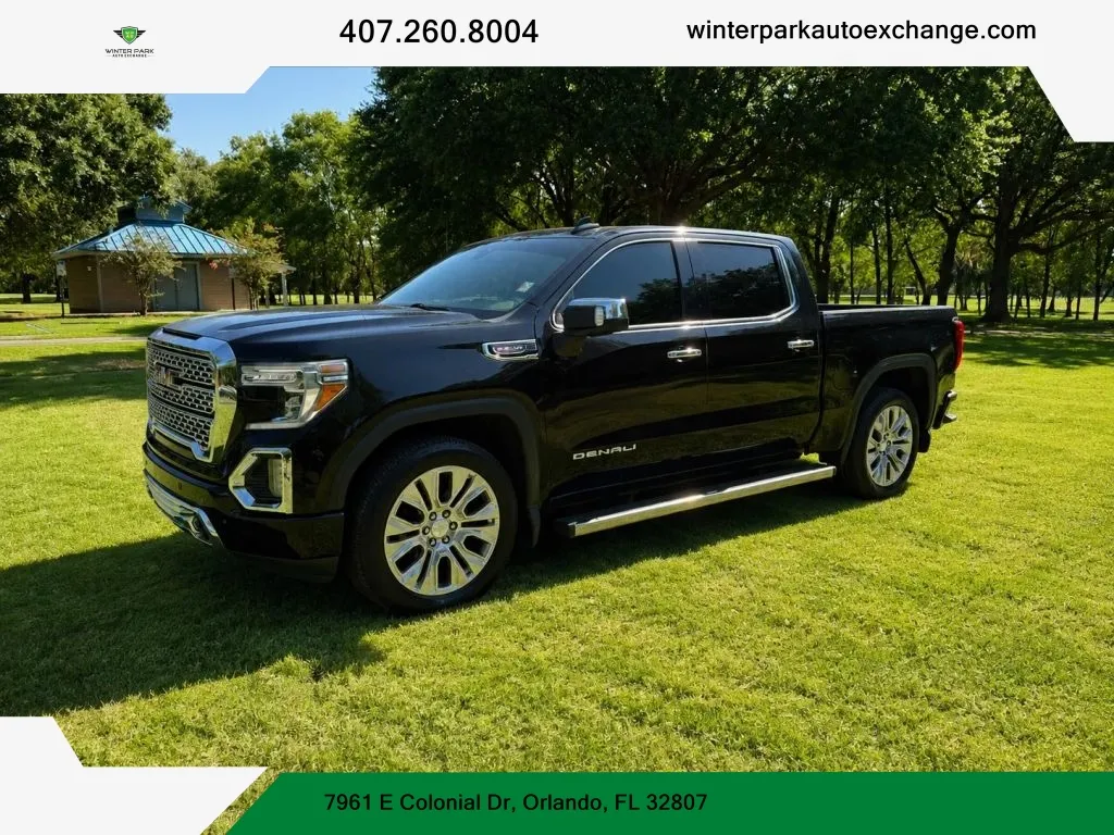 Black 2020 GMC Sierra 1500 Crew Cab Denali Pickup 4D 5 3/4 ft for sale in Orlando, FL