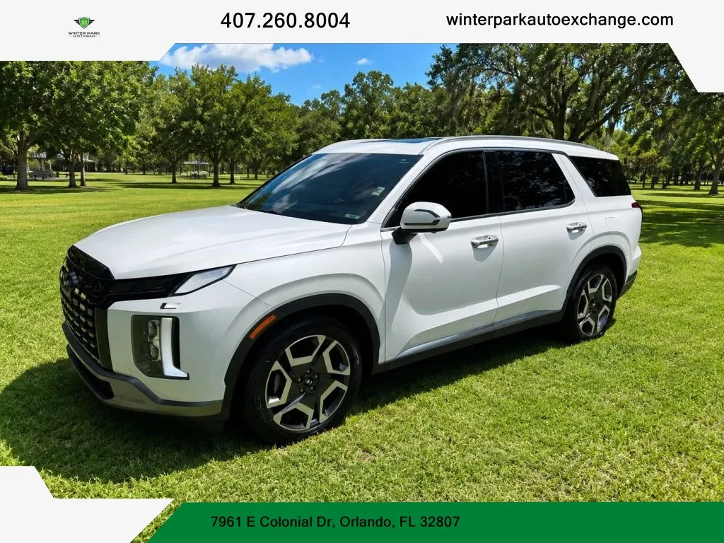 White 2023 Hyundai Palisade Limited Sport Utility 4D for sale in Orlando, FL