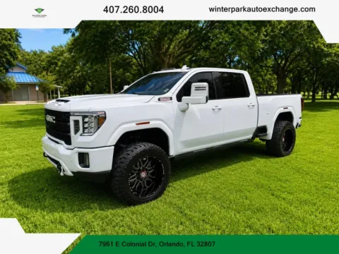 White 2022 GMC Sierra 2500 HD Crew Cab Denali Pickup 4D 6 1/2 ft for sale in Orlando, FL